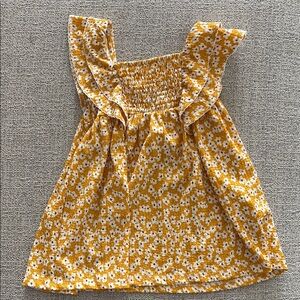 Zara Kids Yellow Floral Dress 3-4 YRS